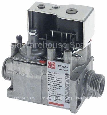 Gas valve type  230V 50Hz gas inlet 3/4" gas outlet 3/4" pressur