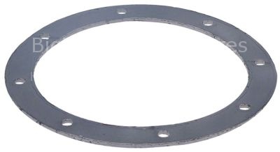 Gasket D1 ø 168mm D2 ø 132mm thickness 3,3mm graphite
