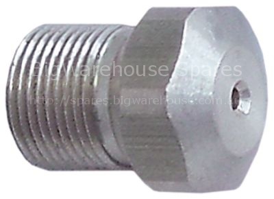 Gas injector thread M14x1 WS 17 bore ø 2,45mm
