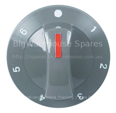 Knob switch 7-position ø 71mm shaft ø 6x4.6mm shaft flat upper g