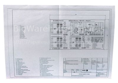 Circuit diagram self-adhesive
