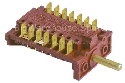 Cam switch 6 operating positions 7NO sequence 0-1-2-3-4-5 16A sh