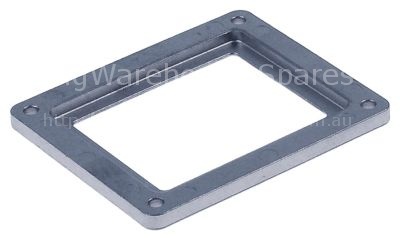 Frame L 95mm W 80mm for oven lamp thickness 6mm