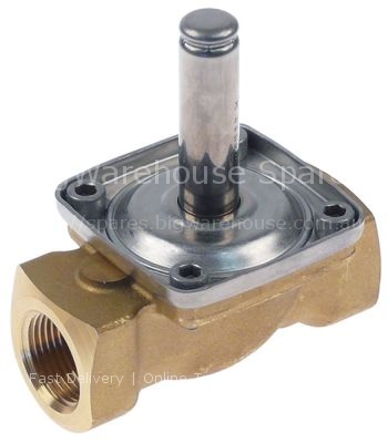 Solenoid valve brass 2-ways inlet 3/4" IT outlet 3/4" IT L 90mm