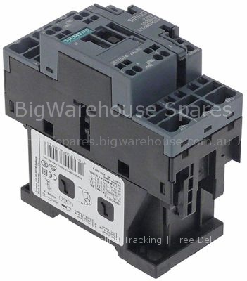 Power contactor resistive load 40A 230VAC (AC3/400V) 5,5kW main