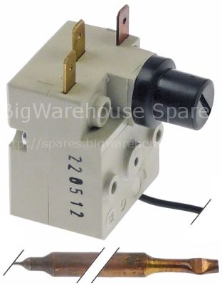 Safety thermostat switch-off temp. 235°C 1-pole 1CO probe ø 6mm