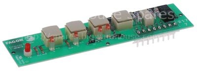 Keypad PCB combi-steamer HEI 1021/HGV 1021 buttons 4
