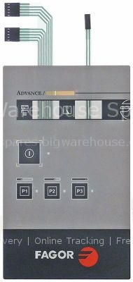 Membrane keypad dishwasher AD90 buttons 4 suitable for FAGOR Qty