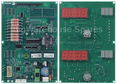 PCB for combi-steamer L 160mm W 110mm