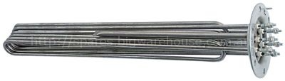 Heating element 12000W 230V mounting ø 60mm heating circuits 3 L