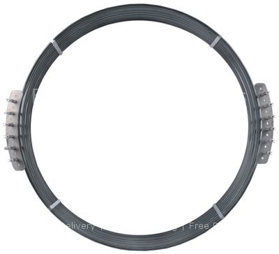 Heating element 15000W 230V heating circuits 6 ID ø 650mm ED ø 6