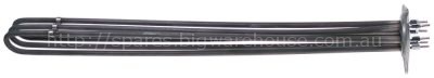 Heating element 9600W 230V mounting ø 57,5mm heating circuits 3