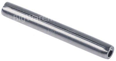 Roll pin ø 6,3mm L 50mm SS