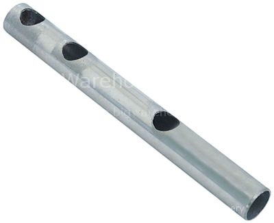 Wash arm L 163mm nozzles 3 mounting ø 18mm mounting pos. "A"