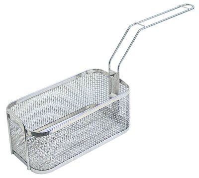 Fryer basket W1 130mm L1 250mm H1 105mm stainless steel