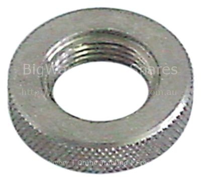 Knurled nut