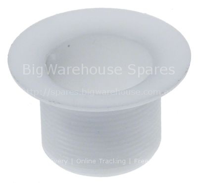 Drain fitting thread 1½" H 42mm