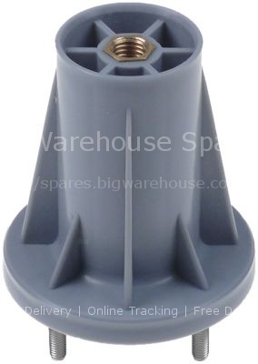 Wash arm support mounting pos. lower D1 ø 47mm H 91mm L1 86mm