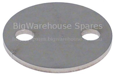 Magnet holder for transport system ø 35mm hole ø 6mm hole distan