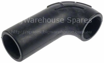 Extraction hose ED ø 76mm L 220mm L-shape ID ø 60mm for FAGOR