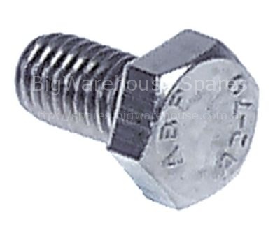 Hexagonal screw thread M8 thread L 14mm SS WS 13 Qty 20 pcs head