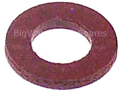 Flat gasket fibre ED ø 12mm ID ø 6,2mm thickness 1,5mm Qty 1 pcs