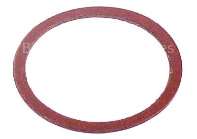 Flat gasket fibre ED ø 31,3mm ID ø 26,3mm thickness 1,2mm Qty 1