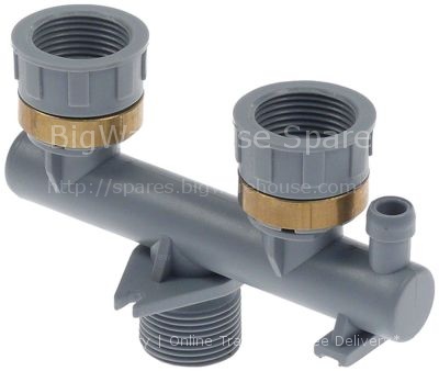 Manifold thread 3/4" IT - 3/4" ET - 3/4" ET 3-way plastic suitab