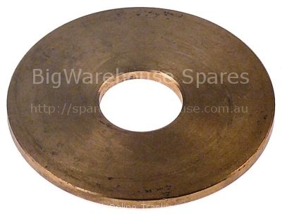 Reducing washer gas burner brass ID ø 18mm ED ø 58mm thickness 3