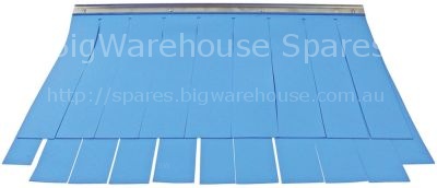 Curtain W 620mm H 500mm thickness 1,4mm warewashing