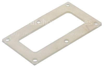 Gasket L 105mm W 60mm thickness 3mm for heating element