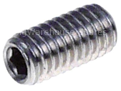 Grub screw thread M6 L 12mm DIN 913/ISO 4026 WS 3 Qty 20 pcs