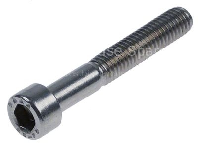 Cylinder head bolt thread M6 L 40mm thread L 25mm WS 5 SS Qty 1