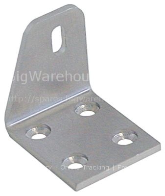 Hinge bearing without bolt mounting pos. upper right
