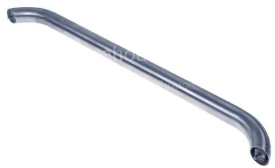 Pull handle L 615mm H 55mm mounting distance 580mm ø 30mm handle