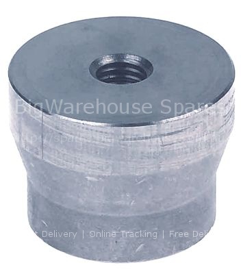 Plug bottom part D1 ø 40mm D2 ø 33,5mm H 30mm