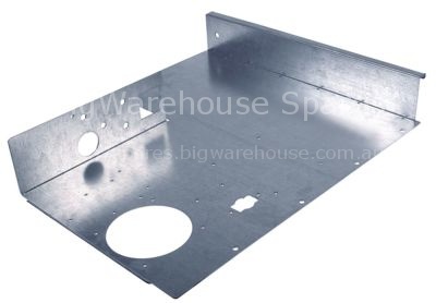 Mounting plate electric suitable for convection oven