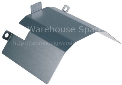 Protective plate for fan motor L 160mm