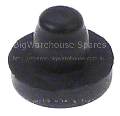 Rubber pad D1 ø 13mm D2 ø 7mm H 10mm
