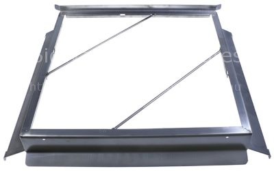 Basket support L 540mm W 630mm suitable for FI 80 - 120 stainles