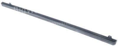 Drip rail for combi-steamer L 700mm ABS plastic W 22mm hole ø 5m