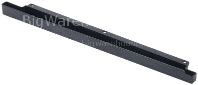 Drip rail L 540mm plastic W 44,5mm