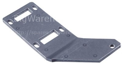 Fastening angle for door hinge