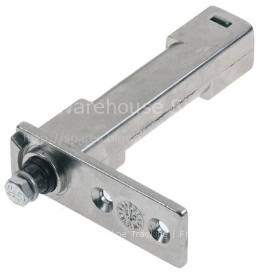 Spring assisted hinge right/left L 75mm W 26mm H 102mm refrigera