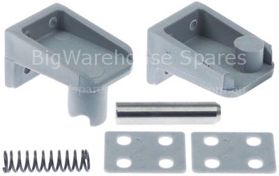 Hinge L 50mm W 36mm H 30mm mounting pos. left/upper and bottom k