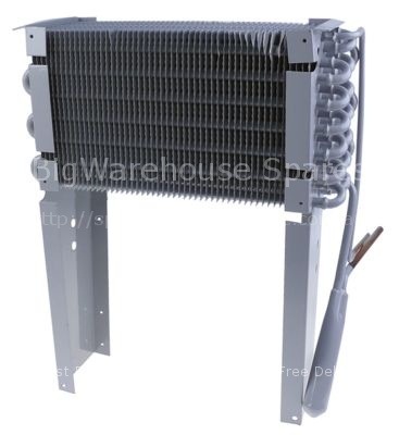 Evaporator L 370mm W 120mm H 175mm H2 450mm