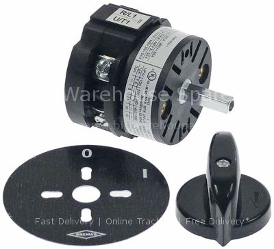 Rotary switch 2 0-1 sets of contacts 2 type CA0170002V 400V 20A