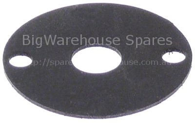 Bottom gasket for knob shaft ø 9mm ED ø 34mm Qty 1 pcs rubber