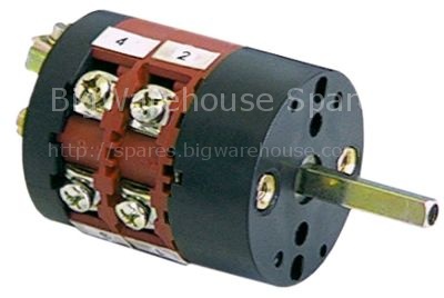 Rotary switch 3 1-0-2 sets of contacts 4 type CS0168389 600V 16A