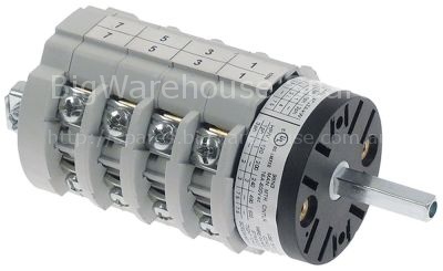 Rotary switch 6 0-1-2-3-4-5 sets of contacts 8 type CS0168339 40